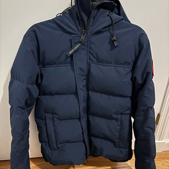 Men’s Canada Goose Navy Hooded Jacket - Picture 3 of 6